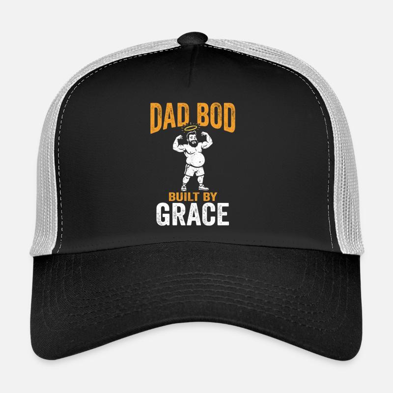 Corps de papa construit par Grace Jésus-Christlicher Papa Casquette trucker 