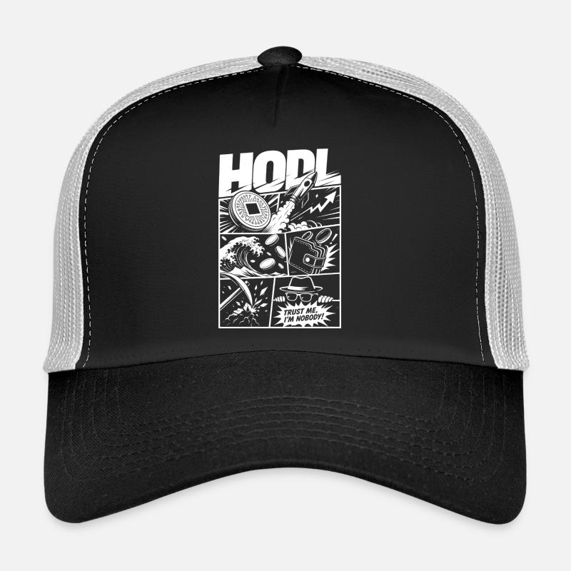 HODL Trust Me Crypto Meme Trucker Cap