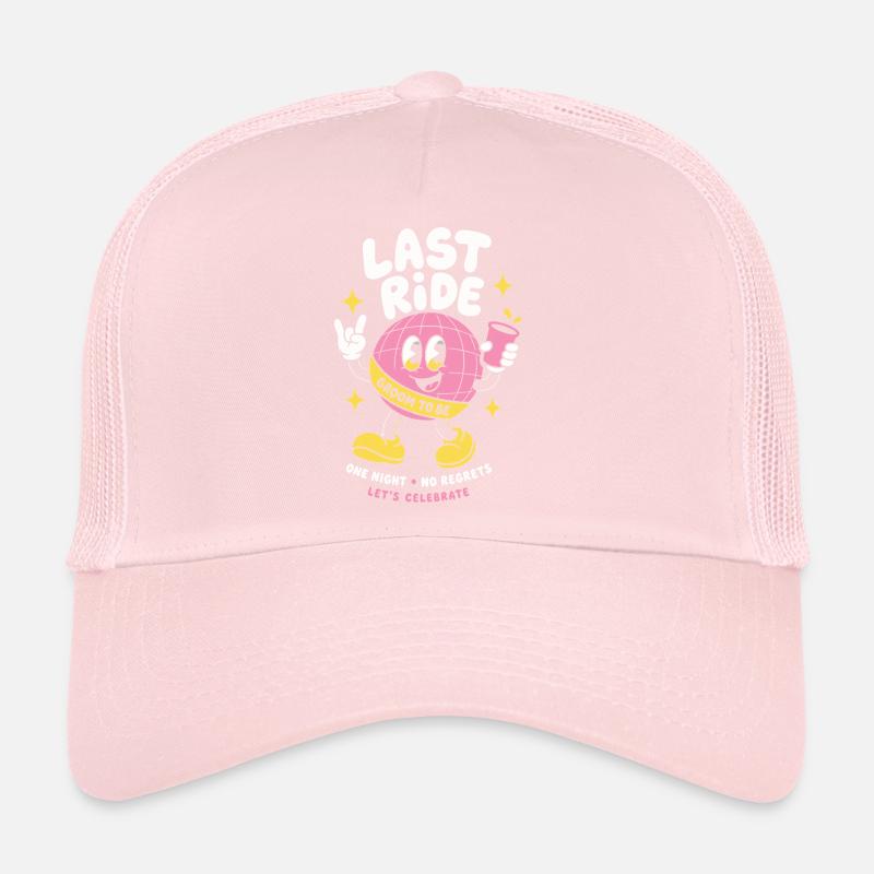 One Last Sail Groom Crew Trucker Cap
