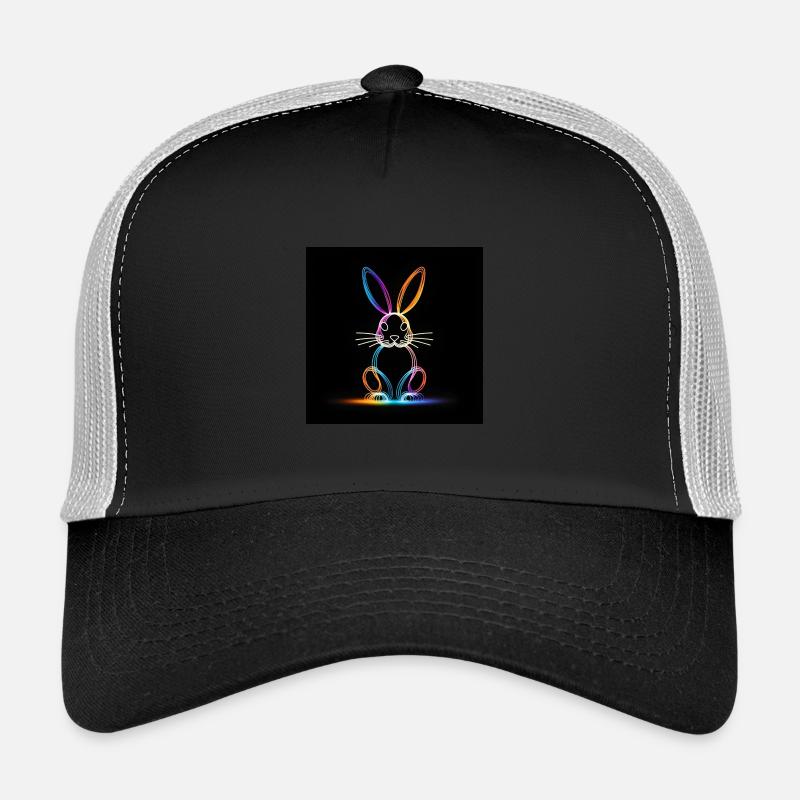 Glowing Rabbit Trucker Cap