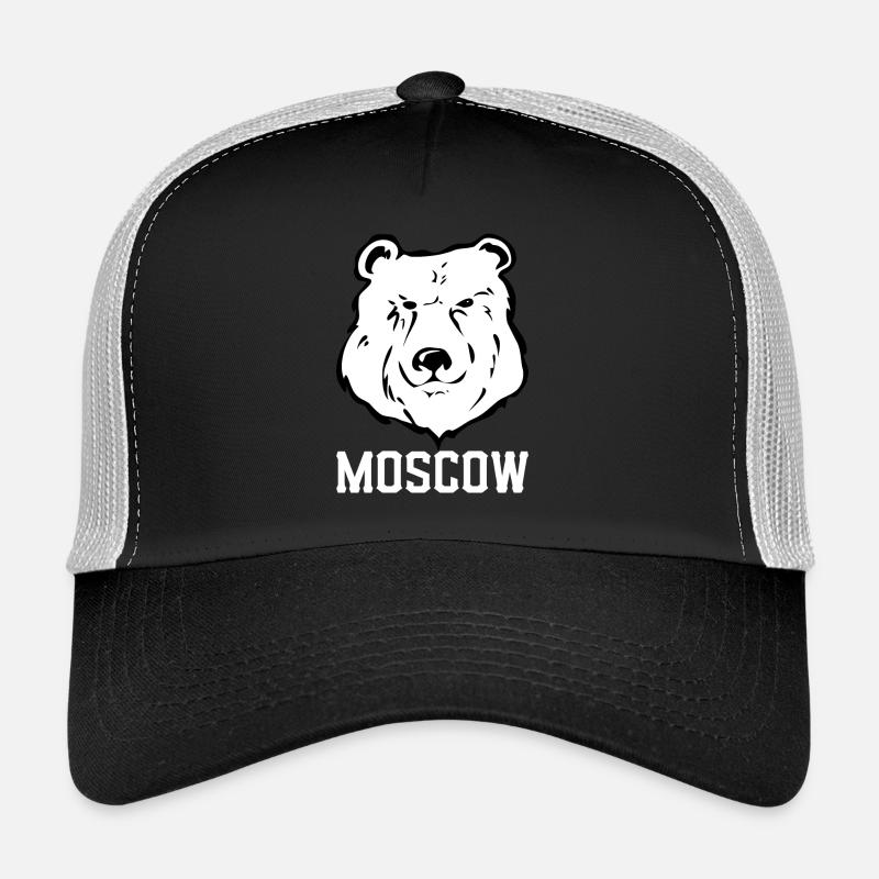 Moskau - Trucker Cap - Schwarz/Steingrau