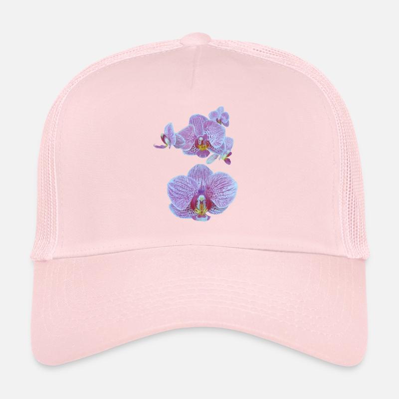 fleurs d'orchidées Casquette trucker 