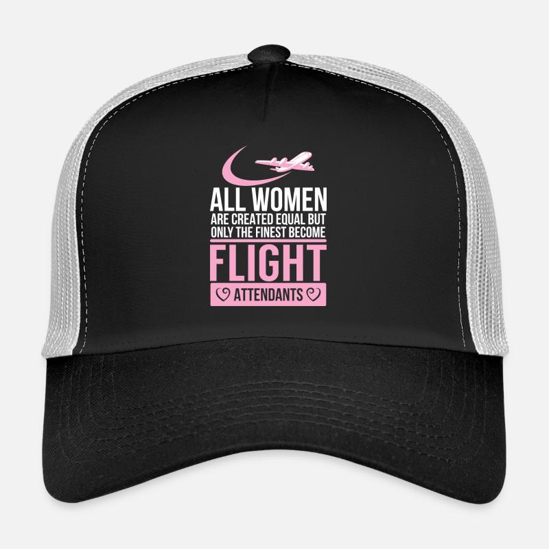Flight attendant - Flugbegleiterin - Stewardess - Trucker Cap