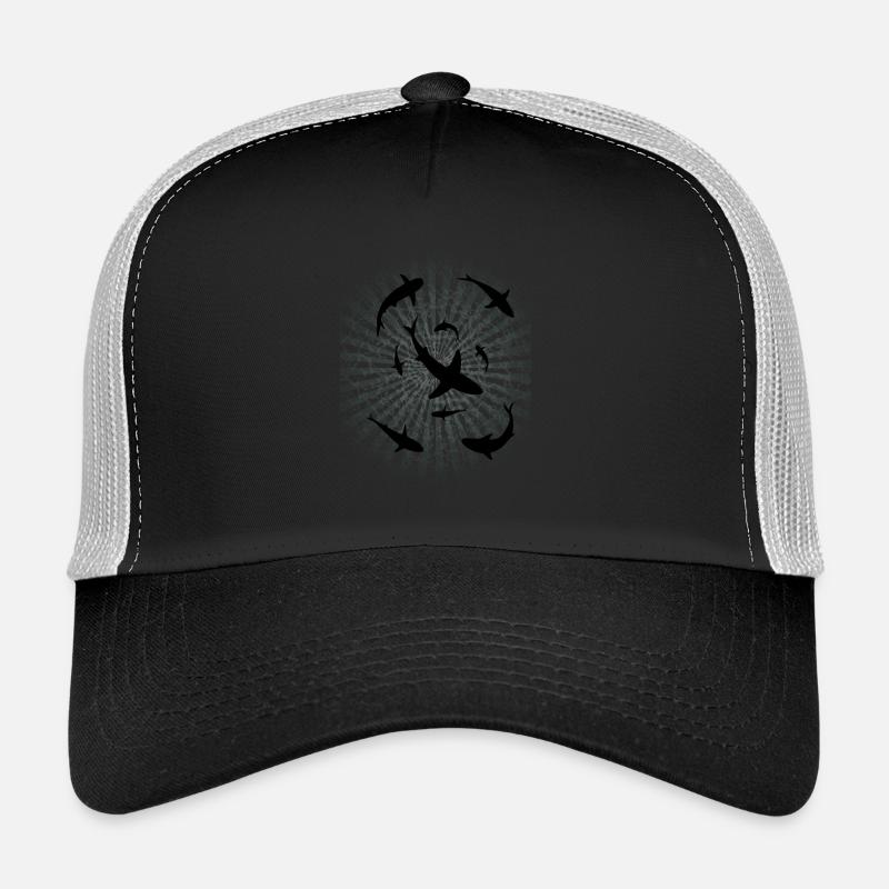 Sharks - Sharks - Trucker Cap - black/stone grey