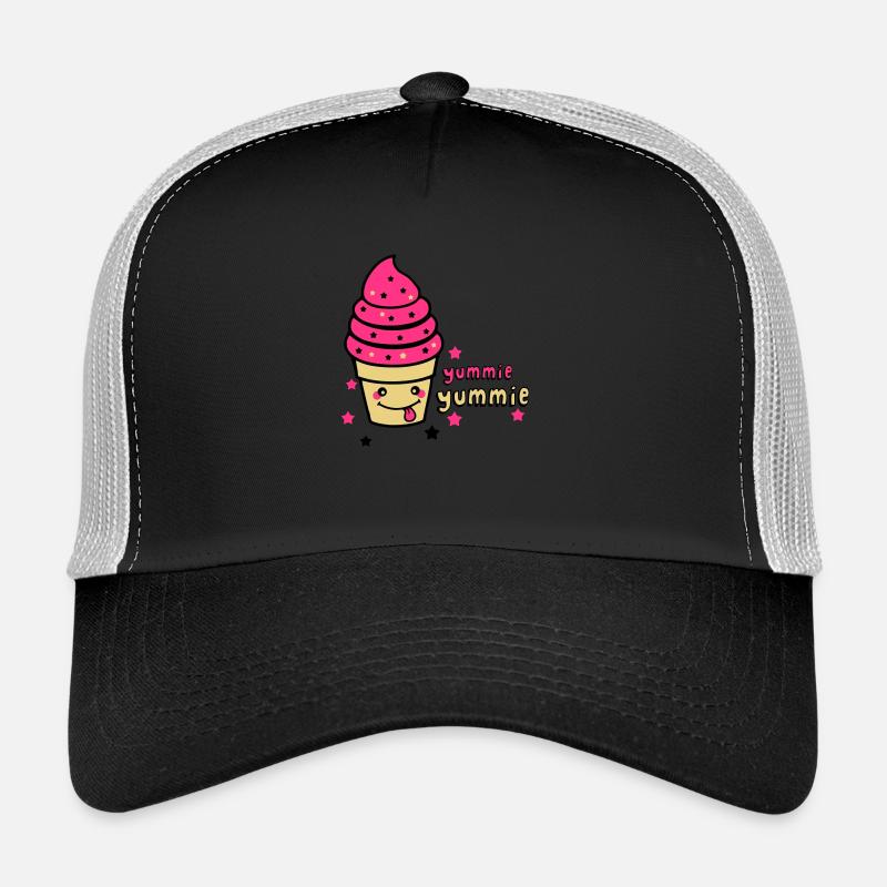 yummie yummie - Trucker Cap - Schwarz/Steingrau