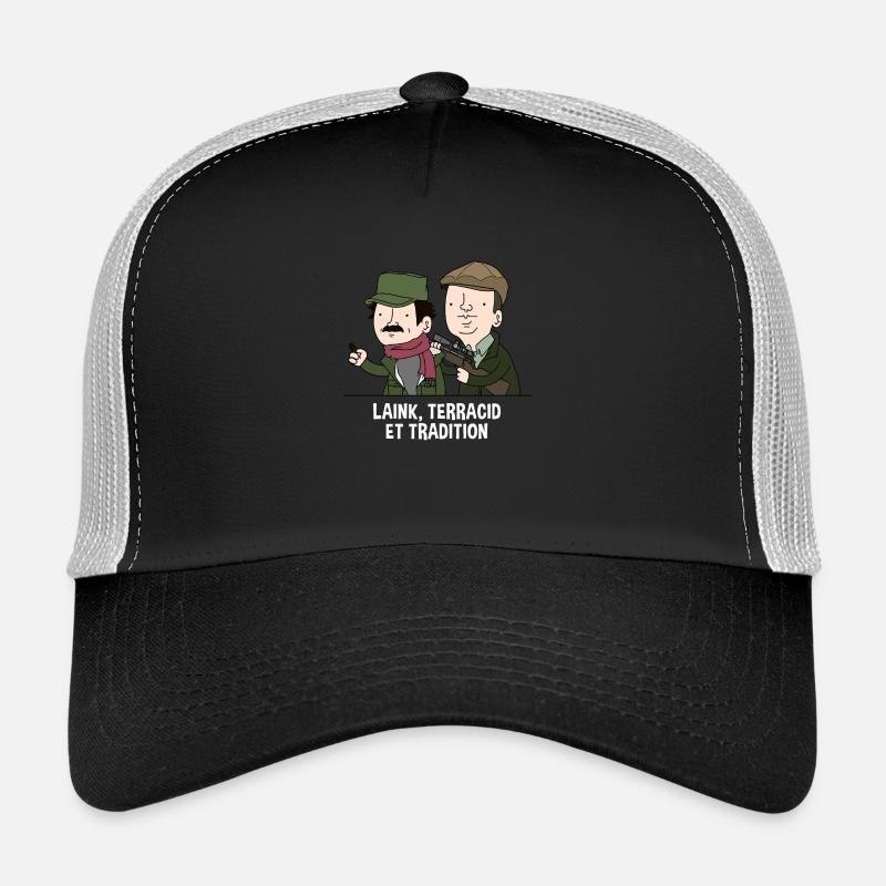 Laink, Terracid et Tradition - Casquette trucker  - noir/gris pierre