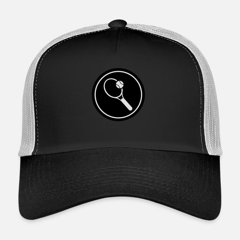 Tennis - Trucker Cap - Schwarz/Steingrau