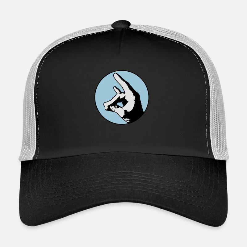 Schweigefuchs - Trucker Cap - Schwarz/Steingrau