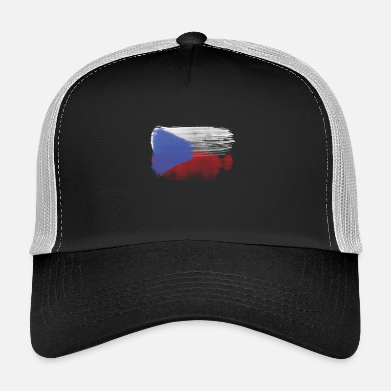 Tschechische flagge Trucker Cap