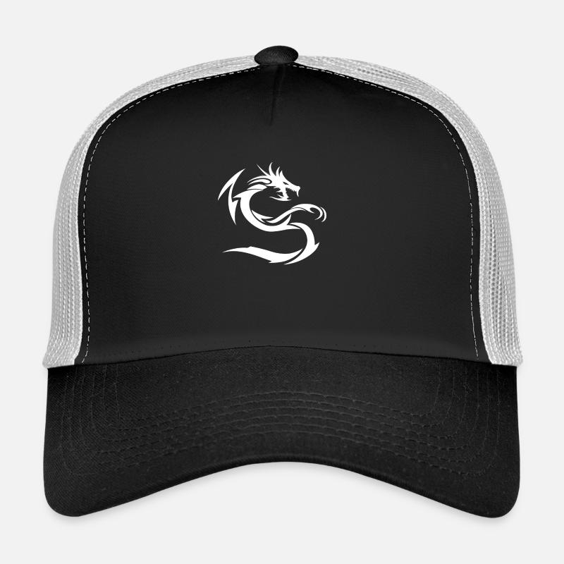 Snow White Dragon Trucker Cap