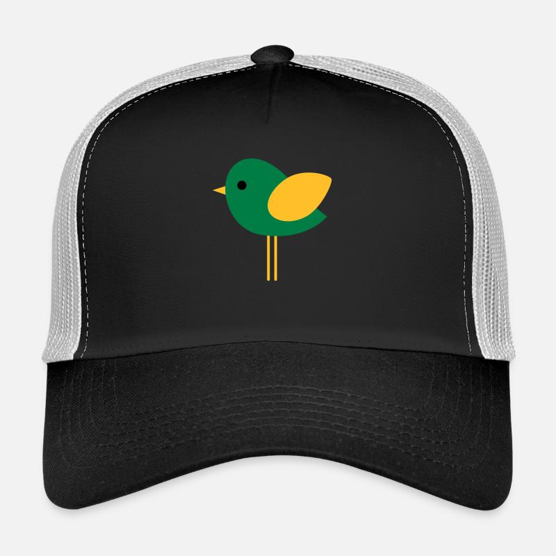 Vogel - Trucker Cap - Schwarz/Steingrau