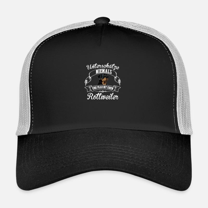 Rottweiler - Trucker Cap - Schwarz/Steingrau