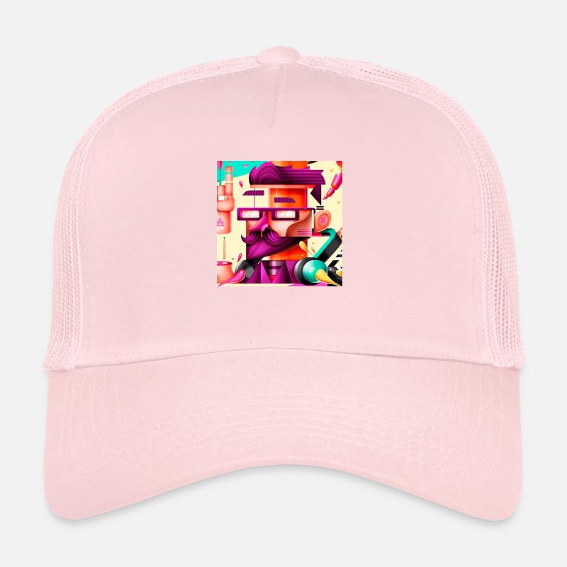 hipster logo Trucker Cap