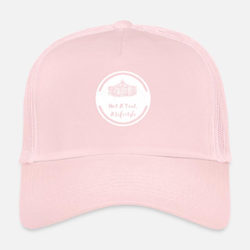 not_a_tent_jurte_wei-- Trucker Cap