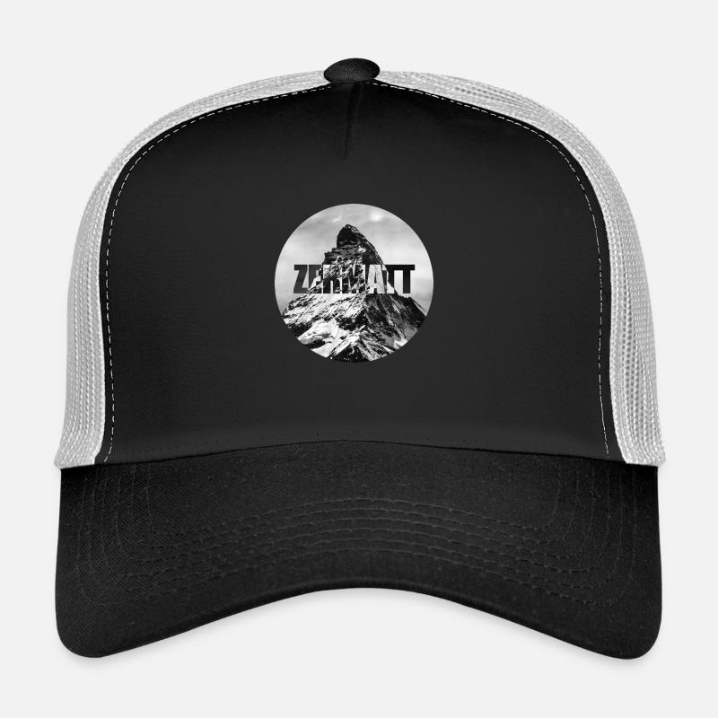 Zermatt - Trucker Cap - Schwarz/Steingrau