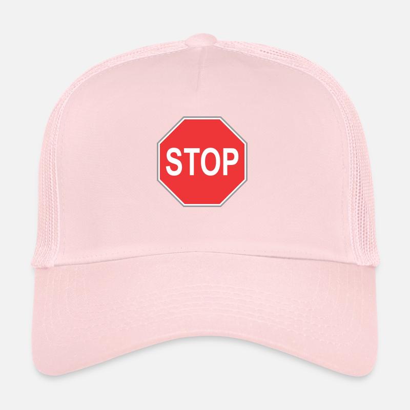 Stop sign Trucker Cap