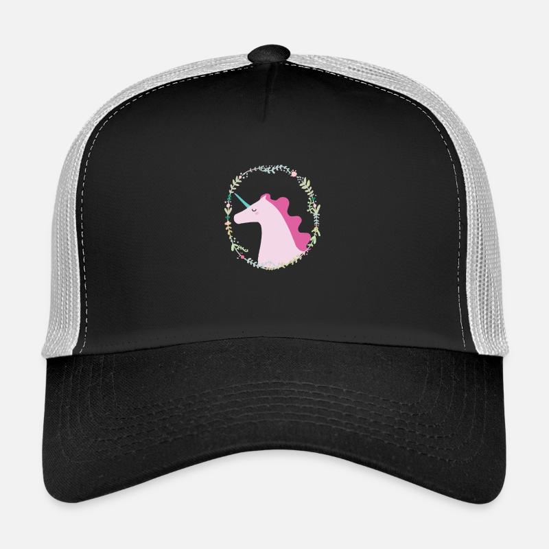 Unicorn - Trucker Cap - Schwarz/Steingrau