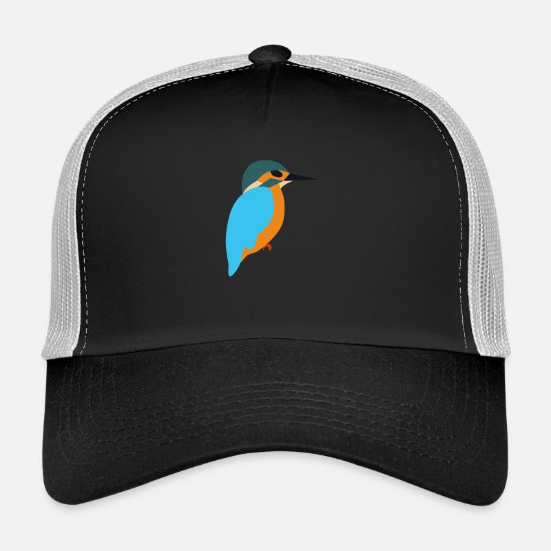 couleur oiseau - Casquette trucker  - noir/gris pierre