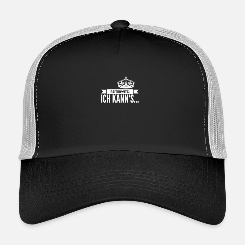 Pferdeliebe - Trucker Cap - Schwarz/Steingrau