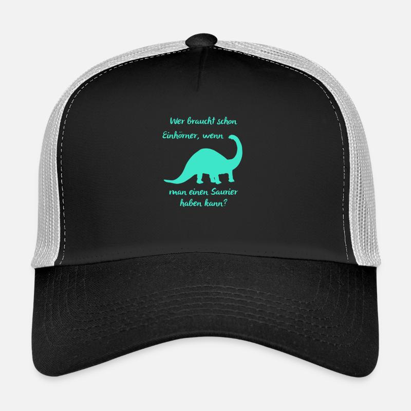 Dino - Trucker Cap - Schwarz/Steingrau