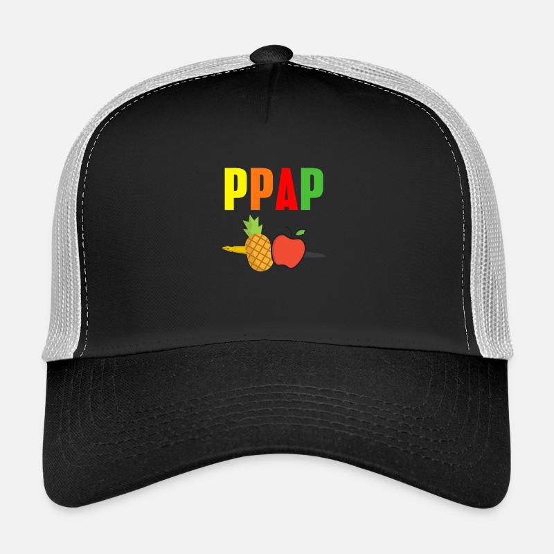 Apple pen Pineapple pen PinePineapple apple pen - Trucker Cap - Schwarz/Steingrau