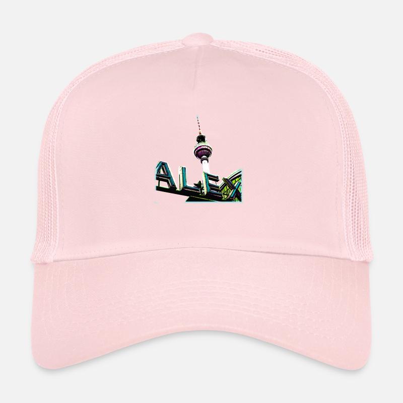 Alex Cyan Casquette trucker 