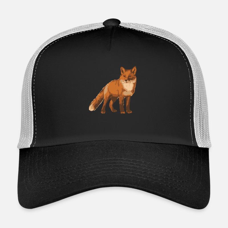 fox - Trucker Cap - black/stone grey