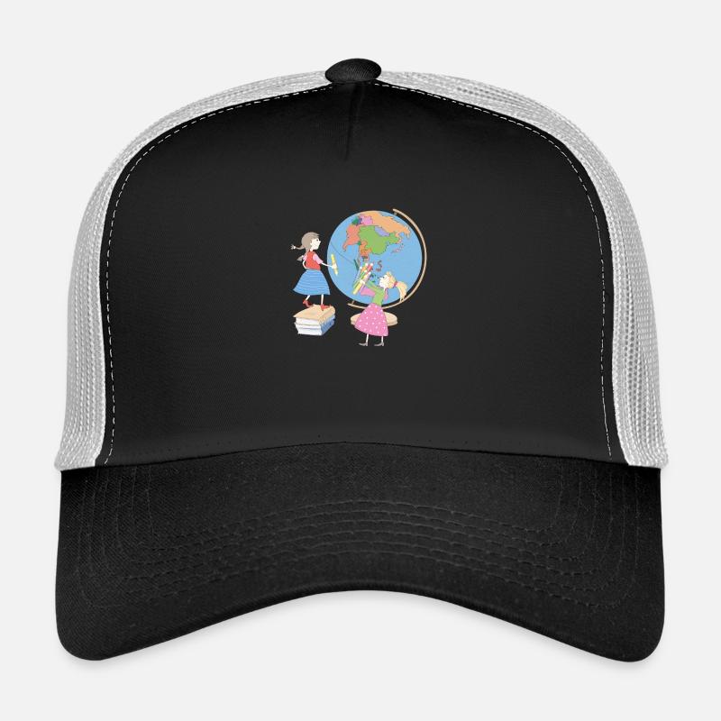 Début d’école - Casquette trucker  - noir/gris pierre