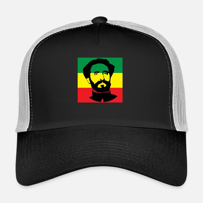 Reggae - Trucker Cap - Schwarz/Steingrau