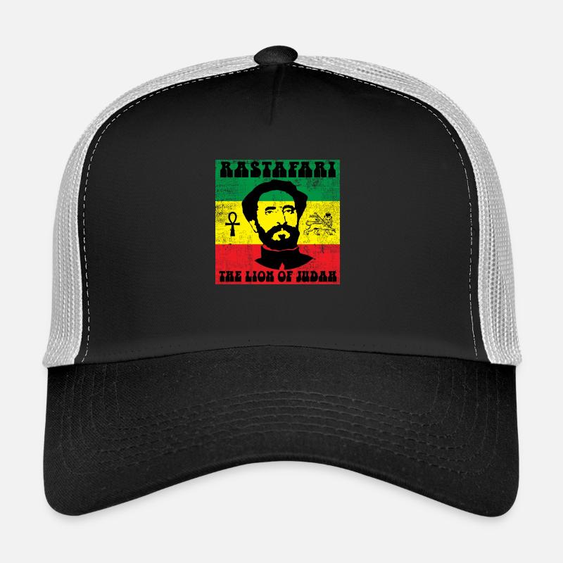 Reggae - Casquette trucker  - noir/gris pierre