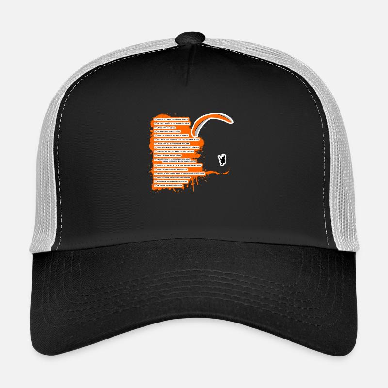 Gleitschirm FAQ - Trucker Cap - Schwarz/Steingrau