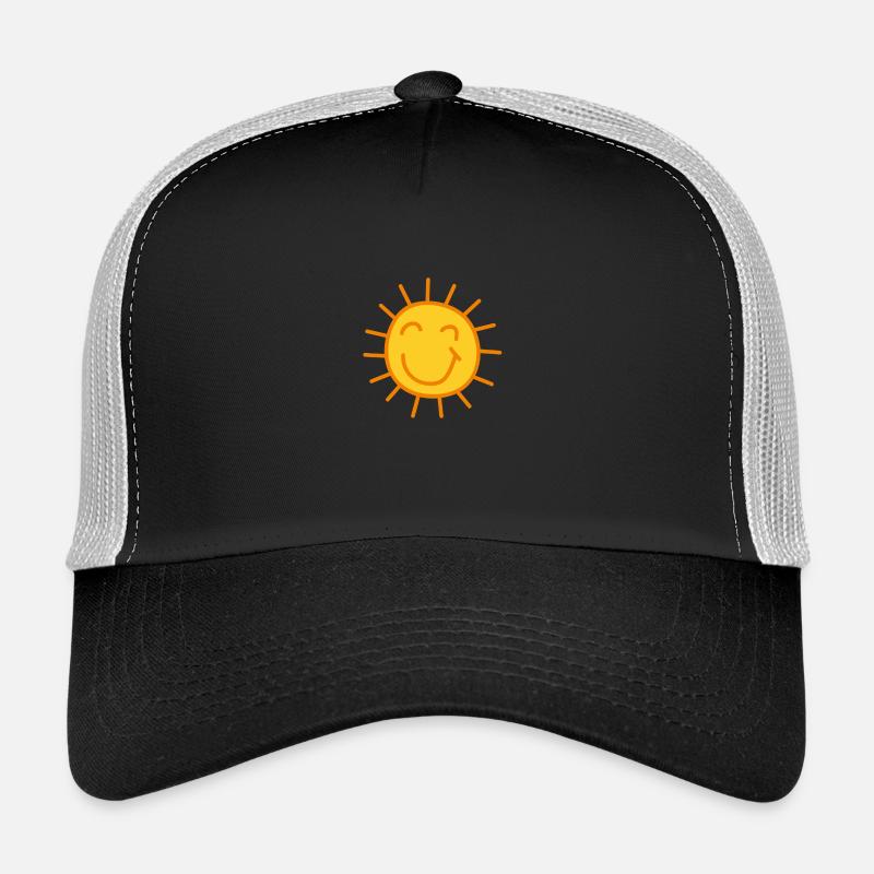 Sonnenschein Comic - Trucker Cap - Schwarz/Steingrau