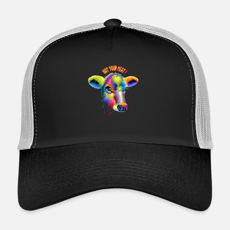 Not your Meat - Trucker Cap - Schwarz/Steingrau