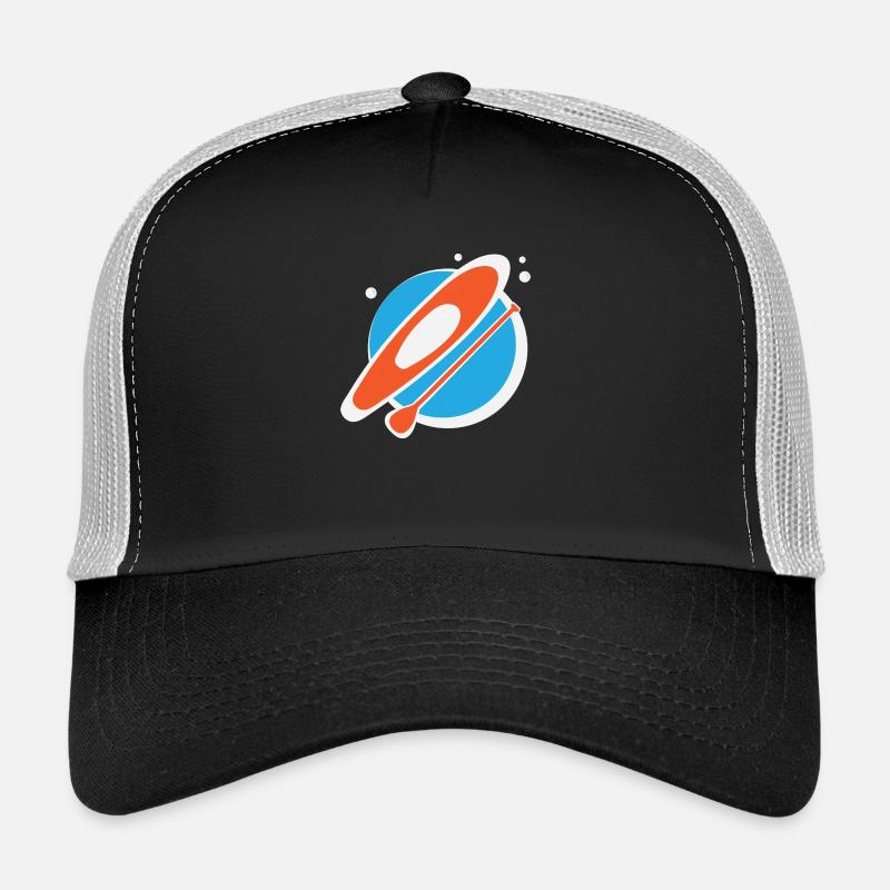 Orange Ruderboot Geschenkidee Trucker Cap