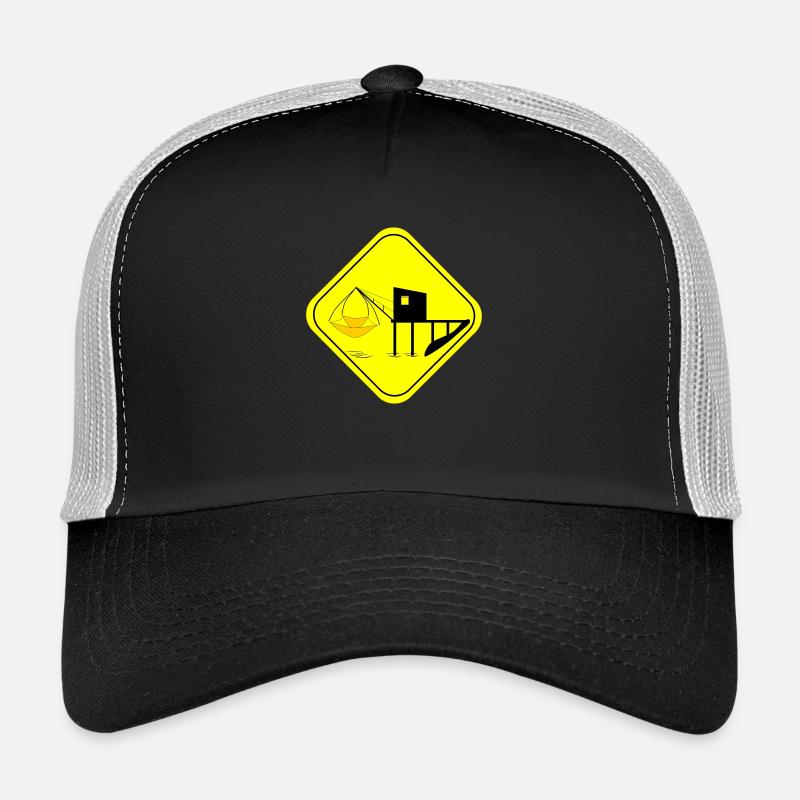 cabane de pecheur Casquette trucker 