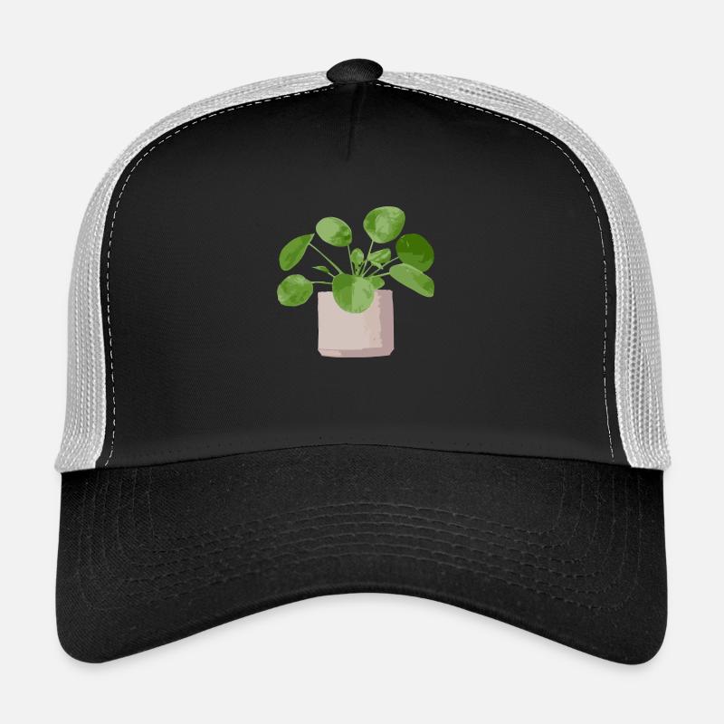pilea - Casquette trucker  - noir/gris pierre
