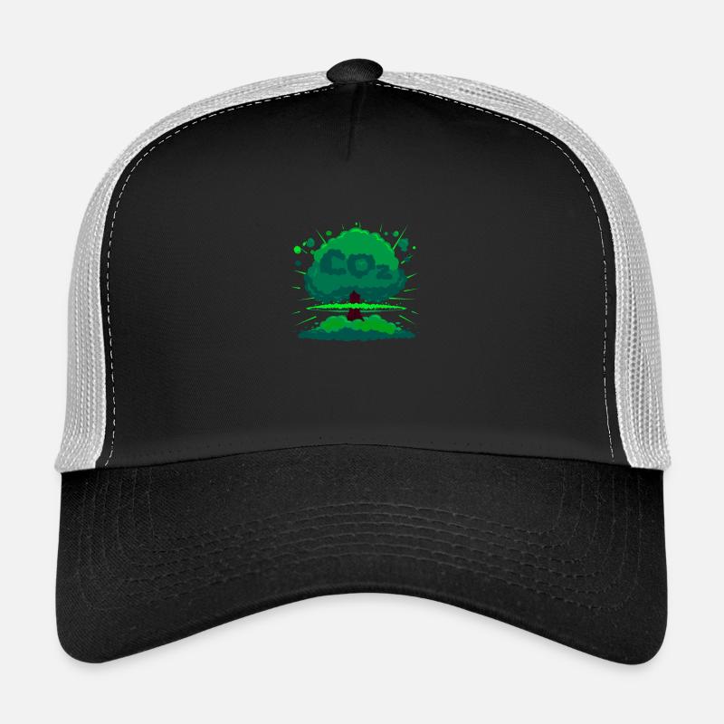Bombe d'oxygène - Casquette trucker  - noir/gris pierre