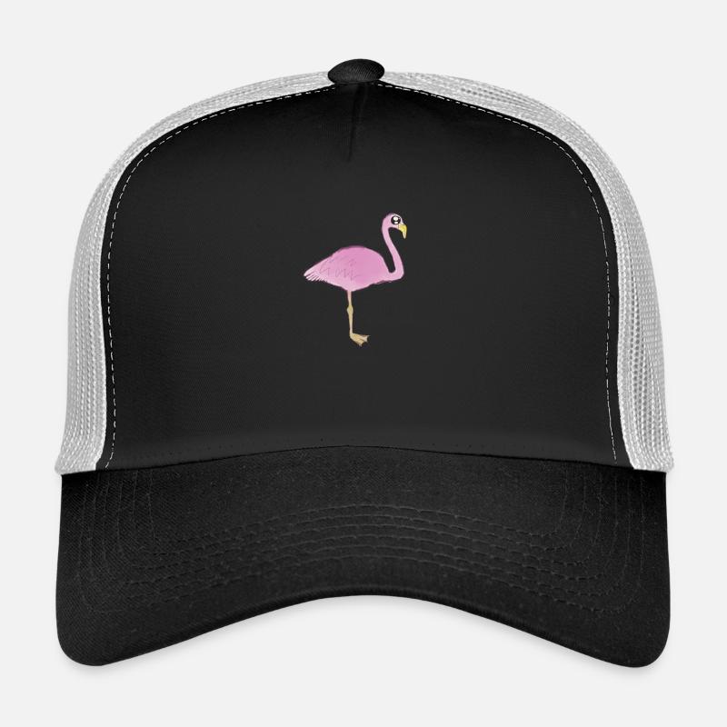 flamingo - Casquette trucker  - noir/gris pierre