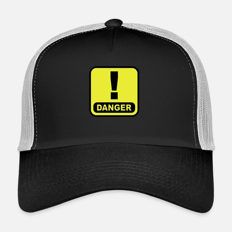 Danger Ausrugezeichen - Trucker Cap - black/stone grey