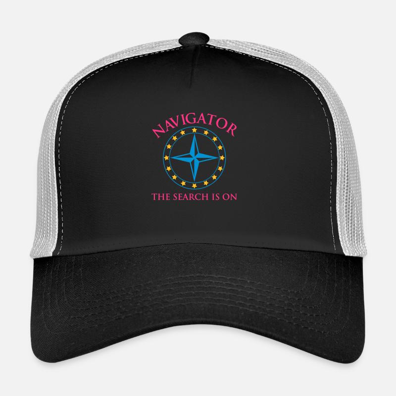 Navigator - Trucker Cap - Schwarz/Steingrau