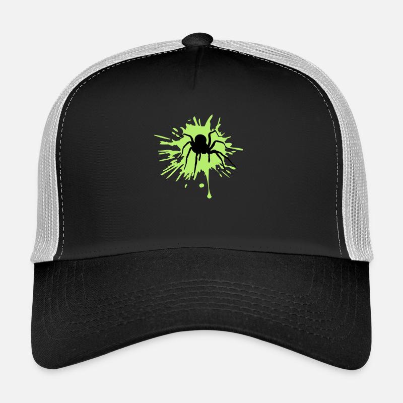 araignée araignée blob graffiti gouttes couleur b Casquette trucker 