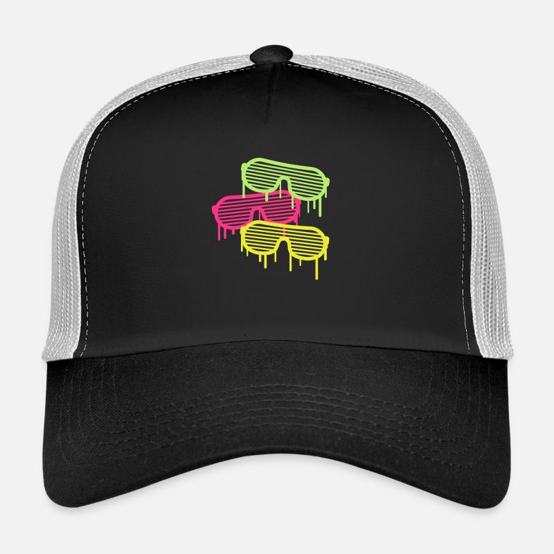 Graffiti Party Glasses Trucker Cap