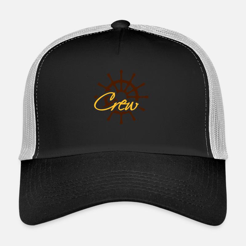 Crew Steuerrad Rang Logo Trucker Cap