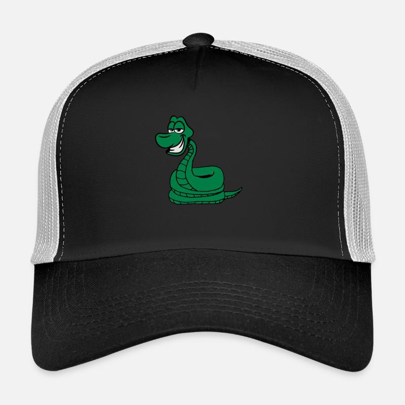 Serpent dessinée drôle Casquette trucker 