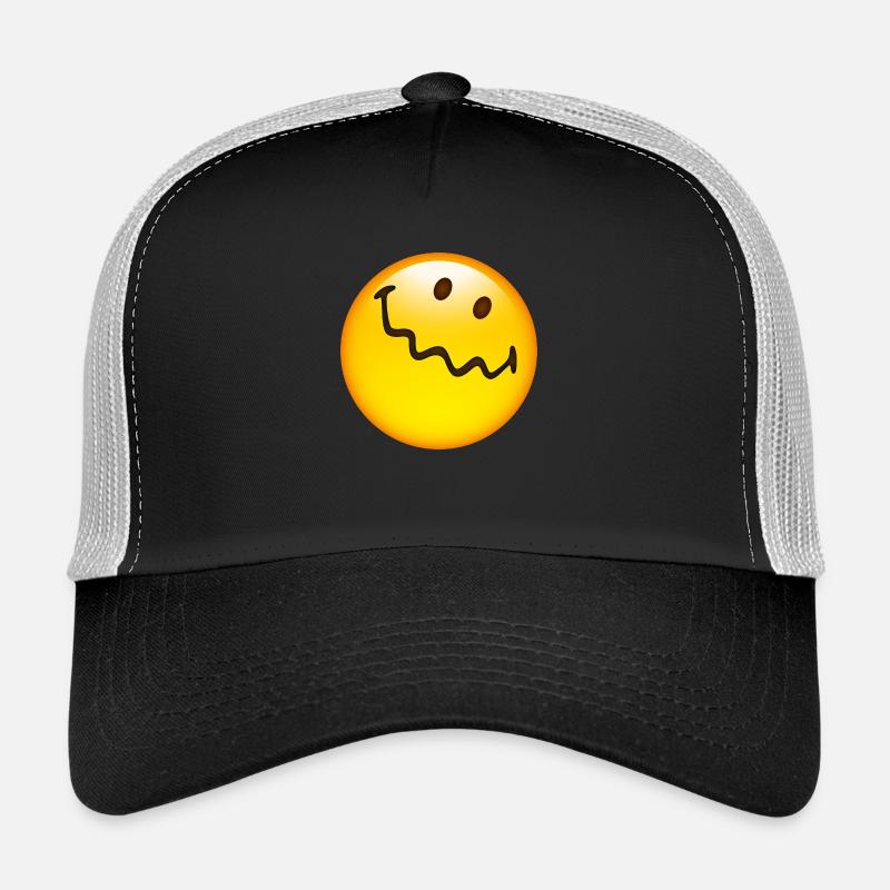 Smiley Glossy Uncertain Trucker Cap
