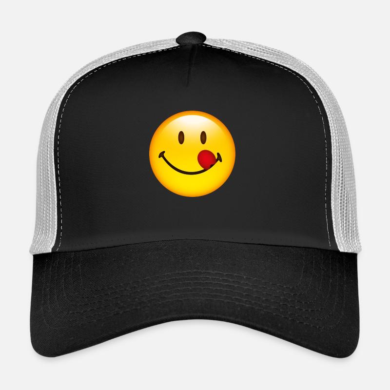 Smiley Taste - Trucker Cap - black/stone grey