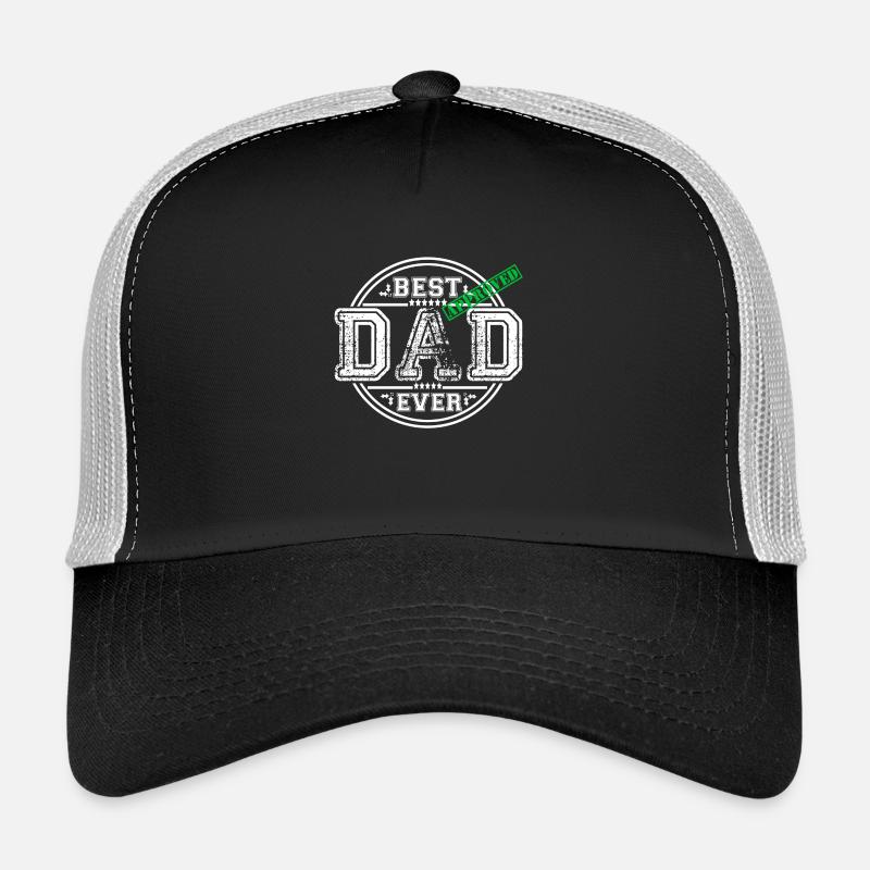 BEST DAD EVER - Trucker Cap - black/stone grey