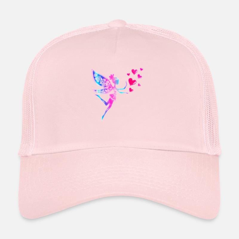 Fee Elfe Herzen Valentinstag Geschenkidee Liebe Trucker Cap