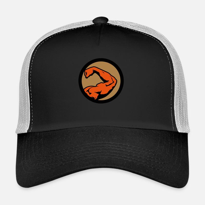 bras muscle musculation biceps bodybuilder Casquette trucker 