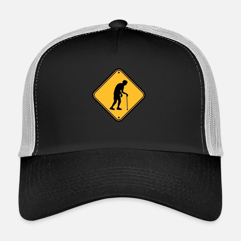 Attention maison de retraite signe Casquette trucker 